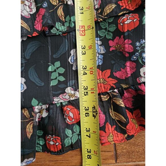 Nanette Lepore Lined Sheath Floral Dress Women's Size 4 Bohemian Peasant - Picture 8 of 10